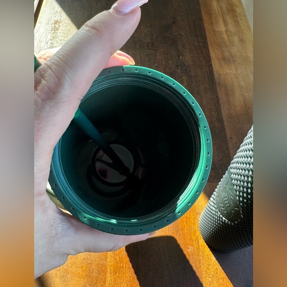 Starbucks studded Forest Green matte 24oz Tumbler - Picture 5 of 5